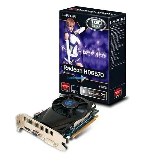 Sapphire Ati HD6670 (128 Bit) 1GB Ddr3 16X