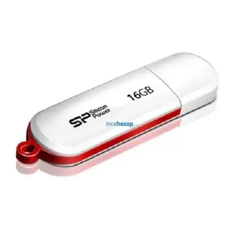 Silicon 16 GB USB 2.0 LüxMini 320 White