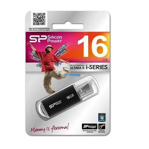 Silicon 16 GB USB 2.0 Ultımaıı I-series Black