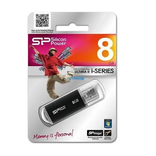 Silicon 8 GB USB 2.0 Ultımaıı I-series Black