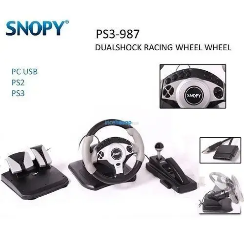 SNOPY PS3-987 PC/PS2/PS3 TİTREŞİMLİ DİREKSİYON