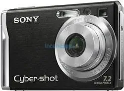 SONY DSC-W85/B 7.2 MP 3X OPT 2.5 LCD +ÇANTA+1GB