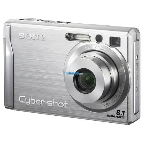 SONY DSC-W90 8.1MP 3X OPT 2.5″ LCD DİJ. FOT. MAKİNESİ