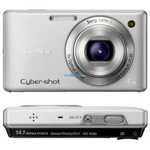 SONY DSC-W380S 14.1 MP 5X OPT 2.7 LCD DİJİTAL FOTO MAKİNESİ