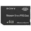 SONY 4 GB PRO DUO MEMORY STICK (MSX-M4GSX)