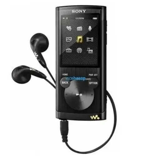 SONY NWZ-E454/B 8GB VİDEO MP3 PLAYER