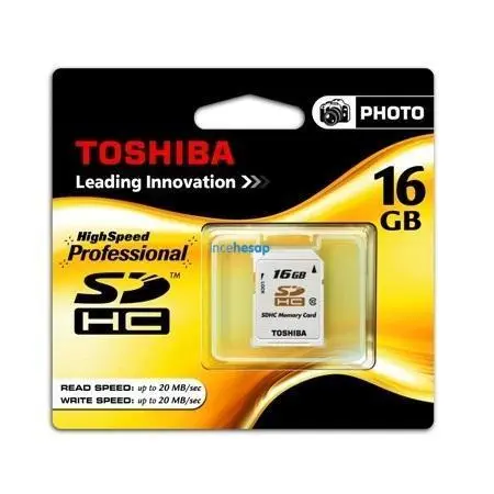 Toshiba 16 GB Secure Digital SDHC CLAS10 