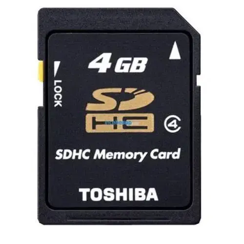 Toshiba 4 GB Secure Digital SDHC Class-4 High Speed