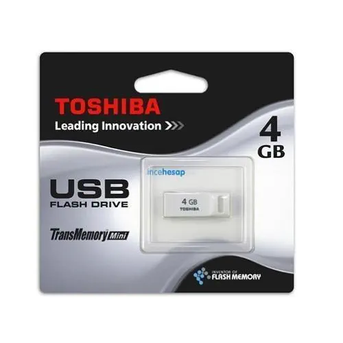 Toshiba 4 GB USB 2.0 Suruga Beyaz
