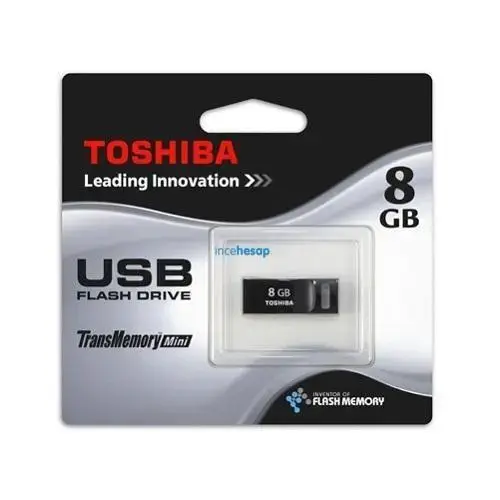 Toshiba 8 GB USB 2.0 Suruga Siyah