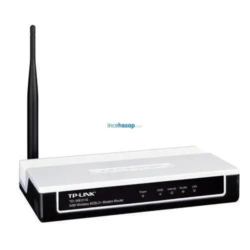 TP-LINK TD-W8101G 1 PORT 54Mbps KABLOSUZ MODEM