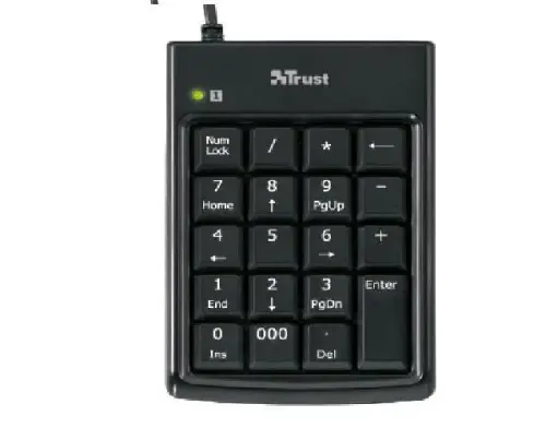 14522 Trust Keypad & USB Hub KP-1200P