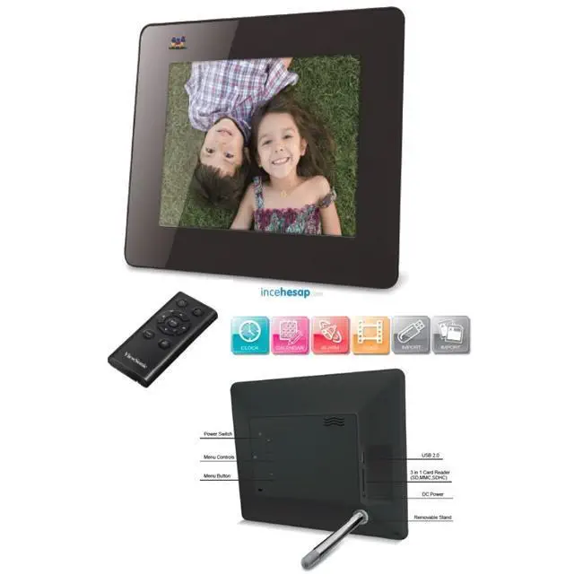 VIEWSONIC VFM886 8″ DİJİTAL FOTOĞRAF ÇERÇEVESİ