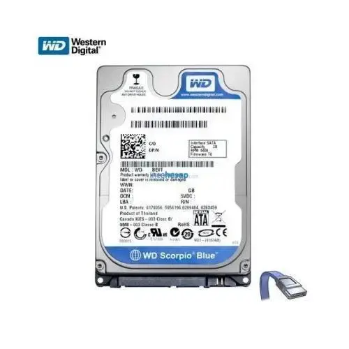 WESTERN DIGITAL 250 GB 2.5 Scorpio Blue SATA2 8MB WD2500BEVT