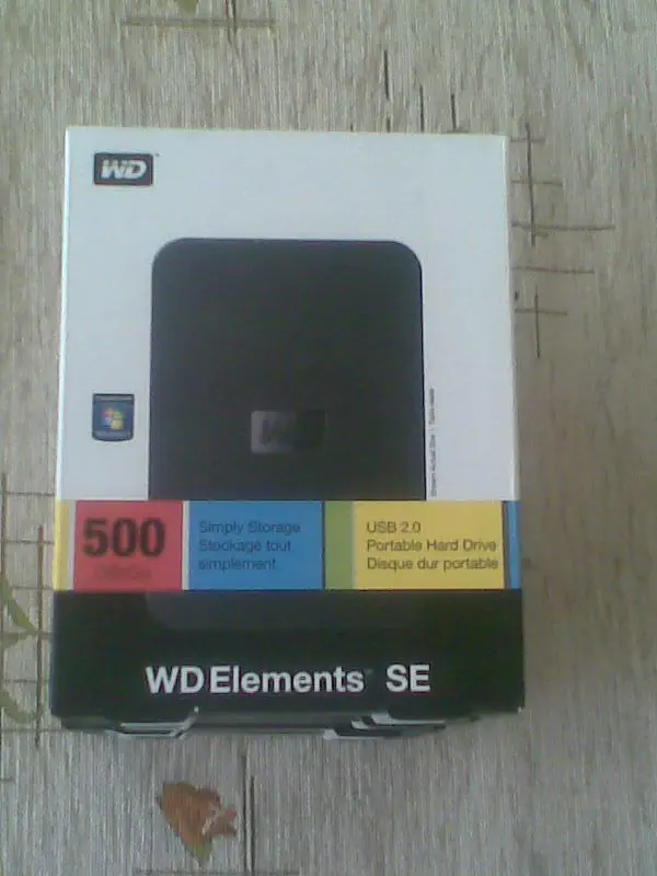 500 GB Western Digital 2.5 inch Elements Se USB 3.0 Siyah