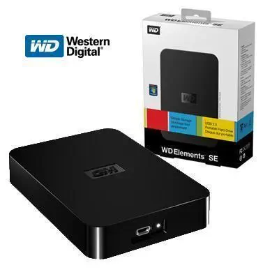 500 GB Western Digital 2.5 inch Elements Se USB 3.0 Siyah