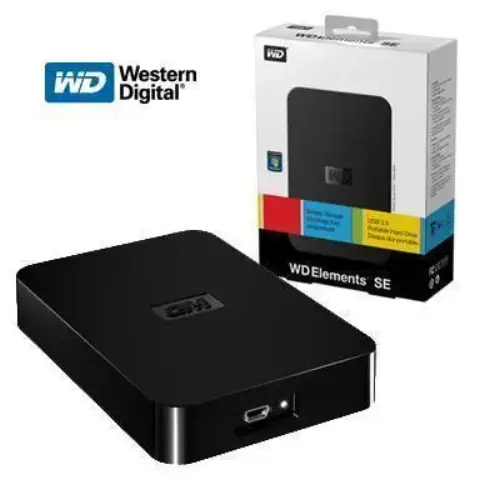 500 GB Western Digital 2.5 inch Elements Se USB 3.0 Siyah