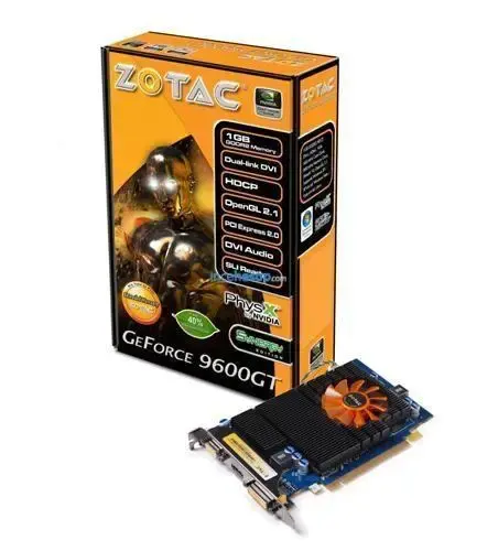 ZOTAC 9600GT SYNERGY(128Bit)1GB DDR2 TV DVI 16X