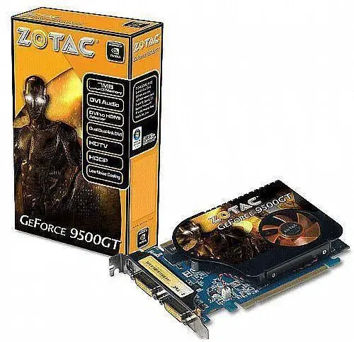 ZOTAC 9500GT(128Bit)1GB DDR2 TV DVI 16X