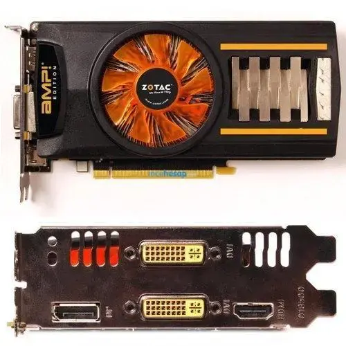 ZOTAC GTX460 AMP (256Bit) 1GB GDDR5  TV DUAL DVI