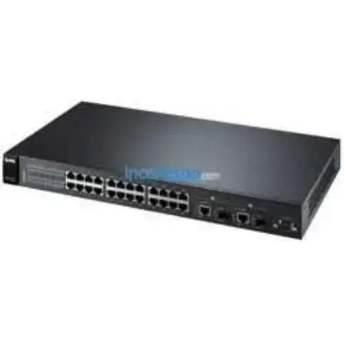 ZYXEL ES-2024PWR 24PORT 10/100 + 2xDUAL L2 MNG. SW