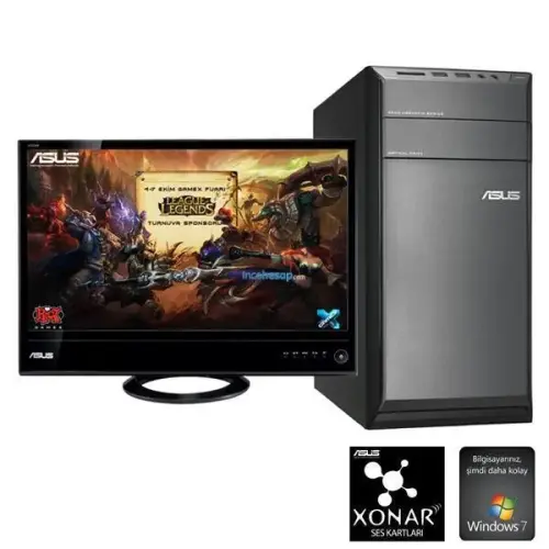 ASUS CM6330-TR001M MASAÜSTÜ PC+ ASUS ML229H 21.5″ MONİTÖR