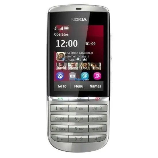 Nokia Asha 300 Gümüş