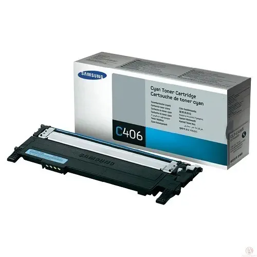 Samsung CLT-C406S CLP-360 SL-C410W Mavi Toner