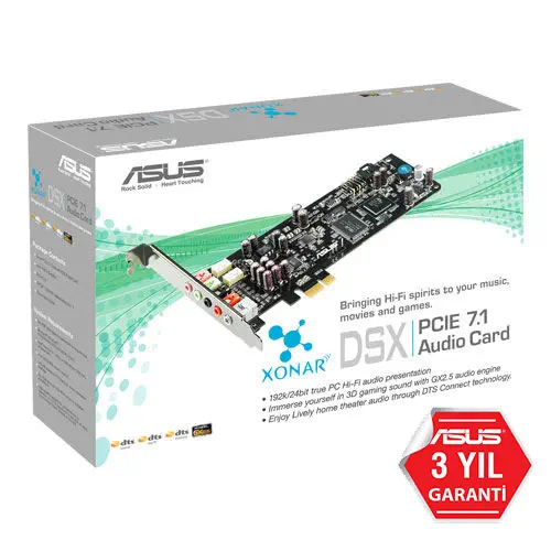 Asus Xonar DSX Ses Kartı