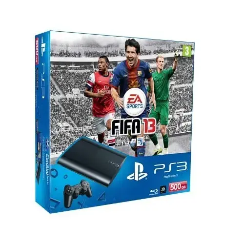 Sony Playstation3 Ultra Slim 12GB Konsol + Fifa 13 Oyun + GamePad