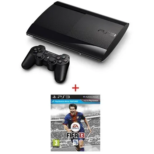 Sony Playstation3 Ultra Slim 12GB Konsol + Fifa 13 Oyun + GamePad