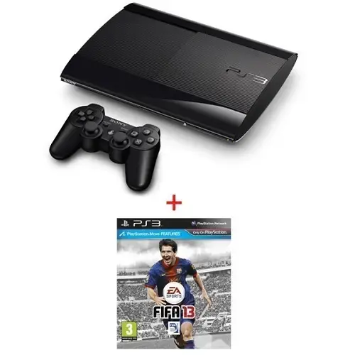 Sony Playstation3 Ultra Slim 12GB Konsol + Fifa 13 Oyun + GamePad