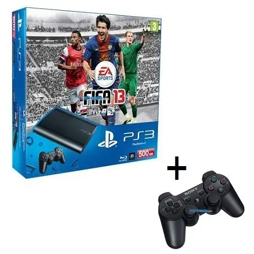 Sony Playstation3 Ultra Slim 12GB Konsol + Fifa 13 Oyun + GamePad