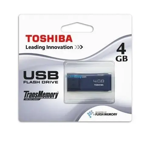Toshiba 4 GB USB 2.0 Hayabusa Lacivert