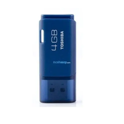 Toshiba 4 GB USB 2.0 Hayabusa Lacivert