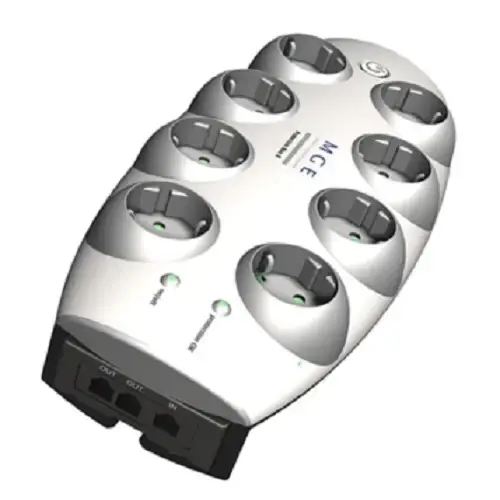 Eaton 8li Akım Tel Tv Koruyucu Priz