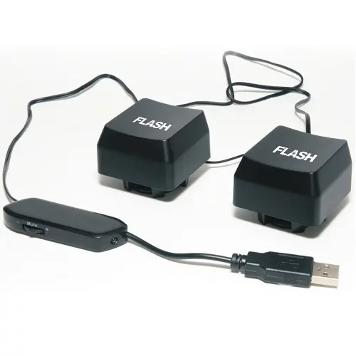 Flash FSP-M20-S Pc Usb 2.1 Digital Hoparlör Siyah