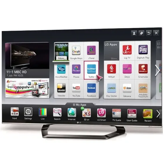 LG 55LM660S 3D Led Tv (4x Gözlük)
