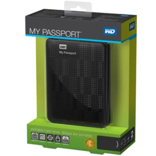 WD My Passport WDBBEP0010BBK-EESN 1TB 2.5″ USB 3.0 Taşınabilir Harddisk