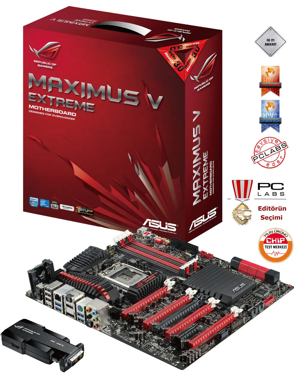 Asus Maximus V Extreme Z77 DDR3 GLAN USB3.0 16x