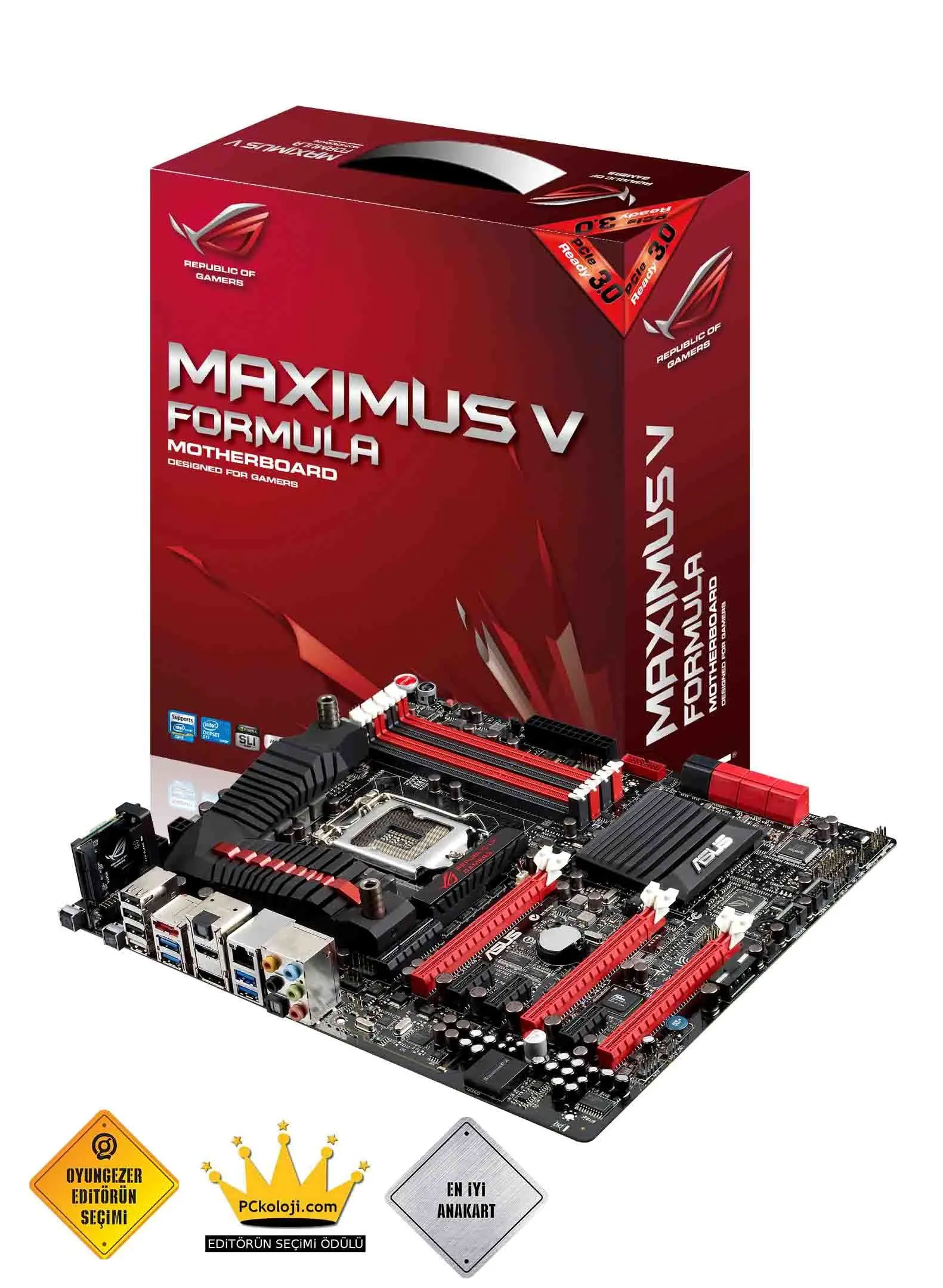 ASUS Maximus V Formula Z77 DDR3 GLAN USB3.0 16x - incehesap.com