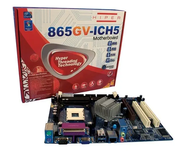 Hiper I865GV DDR VGA+SES+LAN IDE-SATA 8X 478p