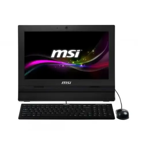 MSI AP1612-004XTR Intel Celeron B830 1.8GHz 2GB DRR3 320GB 15.6” HD FreeDOS Siyah Dokunmatik All-in-One PC