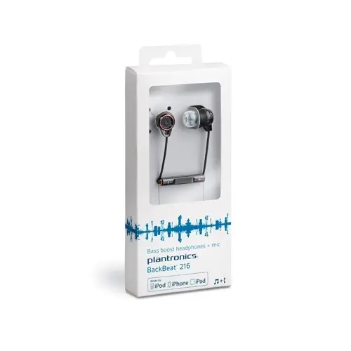 Plantronics Backbeat 216 Kulaklık + Mikrofon Siyah