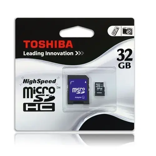 Toshiba 32 GB Micro Sd (CLASS4 HIGH SPEED ADAPTÖR)