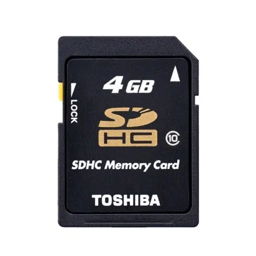Toshiba 4 GB Secure Digital SDHC Class10