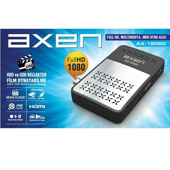 Axen AX-12050 Full Hd Mini Uydu Alıcı