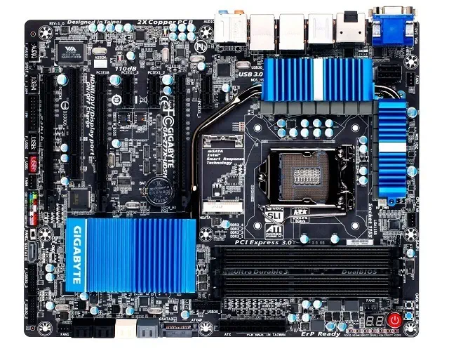 Gıgabyte Z77X-UD5H-Wb Ddr3 V+S+Glan+WiFi 16x