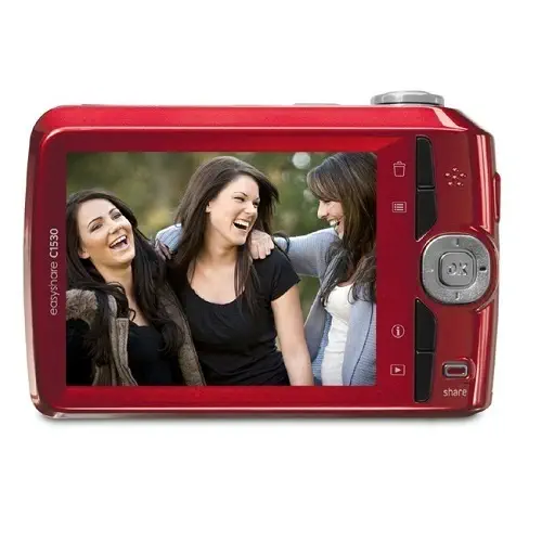 Kodak Easyshare C1530 Fotoğraf Makinesi Kırmızı