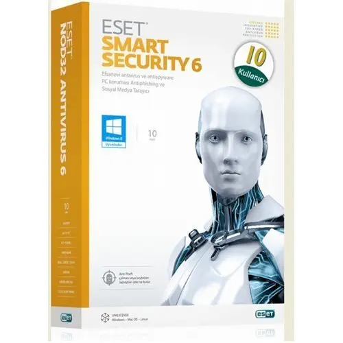 NOD32 ESET4 Smart Security Türkçe 10 Kullanıcı 6.0